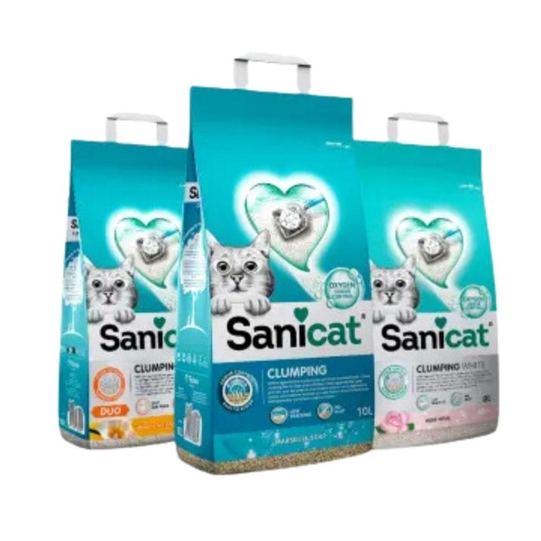 Cát Vệ Sinh Mèo Sanicat Bentonite Đất Sét