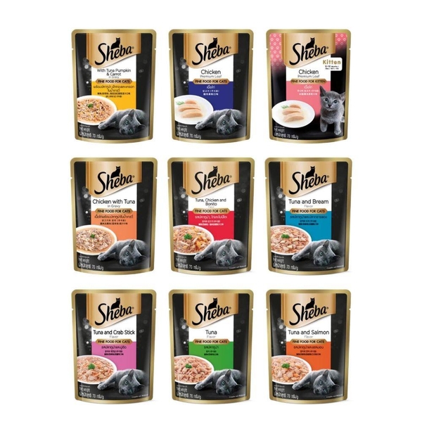 Pate Sheba Cho Mèo Con & Mèo Lớn (70g) (Nhập Khẩu Thái Lan)