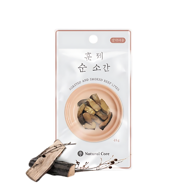 Bánh Thưởng Cho Chó Gan Bò Xông Khói Natural Core (45g)