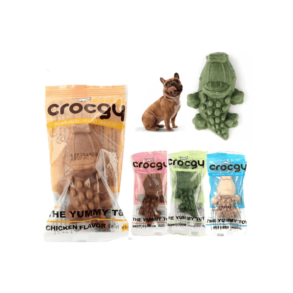 Bánh Thưởng Cho Chó Xương Gặm Cá Sấu Crocgy