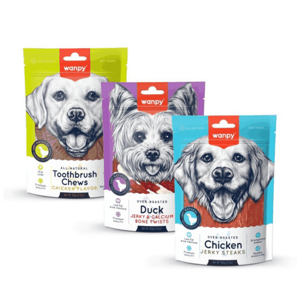 Snack Thịt Sấy Cho Chó Wanpy Thơm Ngon Bổ Rẻ