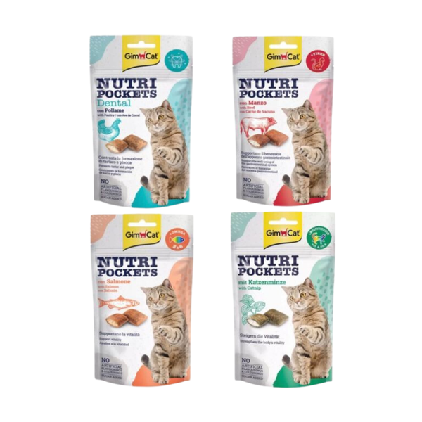 Bánh Thưởng Cho Mèo Gimcat Nutri Pockets Dinh Dưỡng