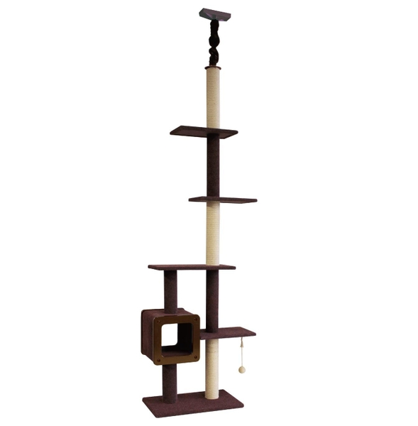 Tháp Mèo Cào Móng Cattyman Cat Tree (230cm Single)