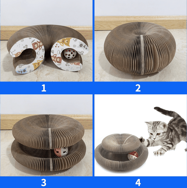 Đồ Chơi Cào Móng Cho Mèo Đồ Chơi Xoay Tròn