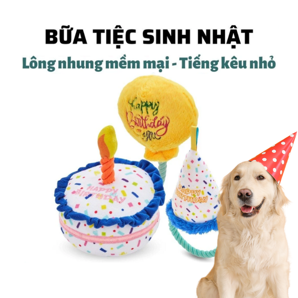Đồ Chơi Cho Chó Happy Birthday Fofos
