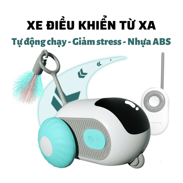 Đồ Chơi Chó Mèo Xe Điện Điều Khiển Từ Xa Sạc Usb Petq