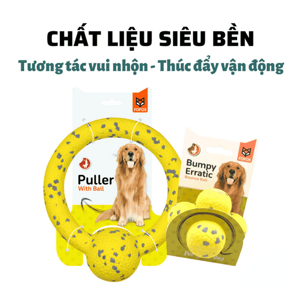 Đồ Chơi Cho Chó Vòng Banh Cao Su Puller Fofos