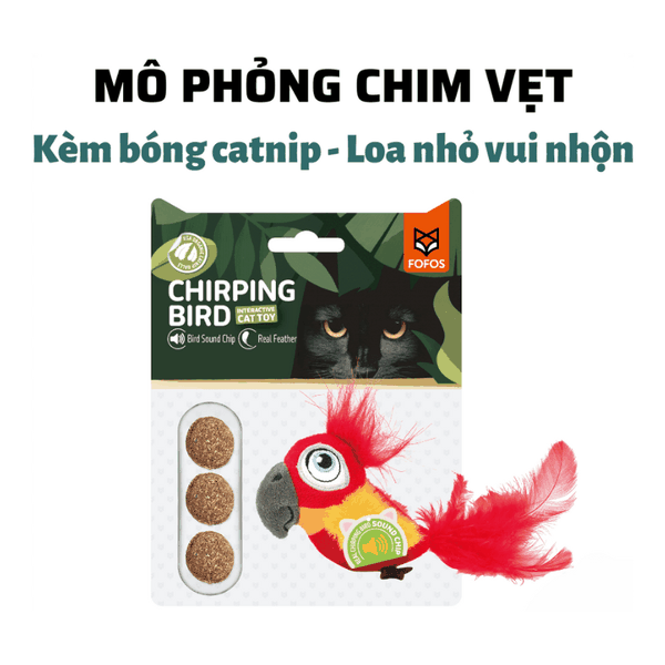 Đồ Chơi Mèo Vẹt Catnip Fofos