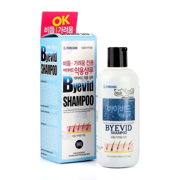 Sữa Tắm Viêm Da Chó Mèo Forcans Byevid (300ml)