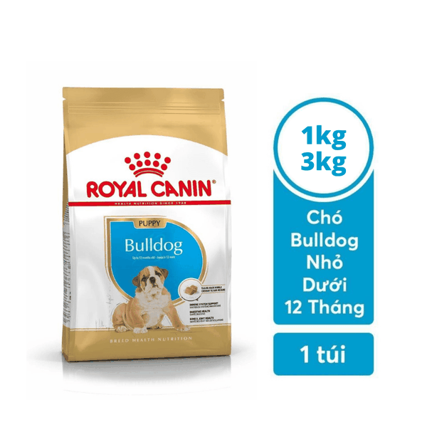 Thức Ăn Hạt Cho Chó Con Bull Royal Canin Bulldog Puppy