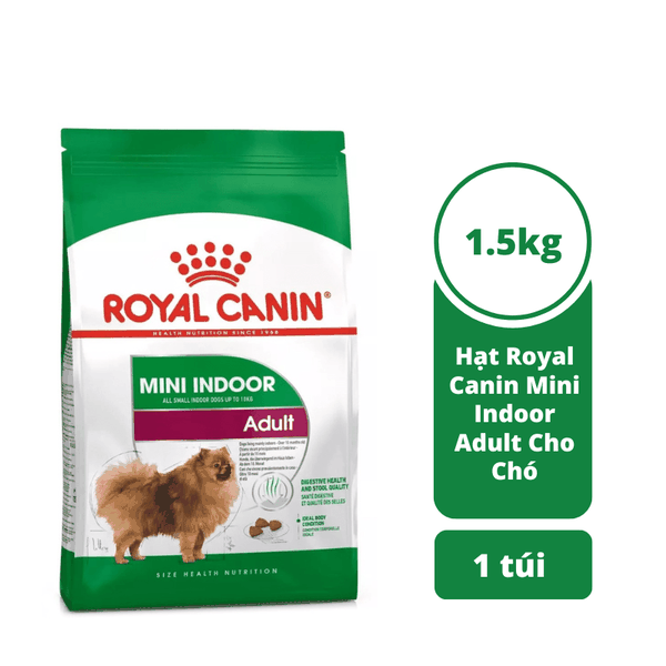 Hạt Cho Chó Royal Canin Mini Indoor Adult 1.(5kg)
