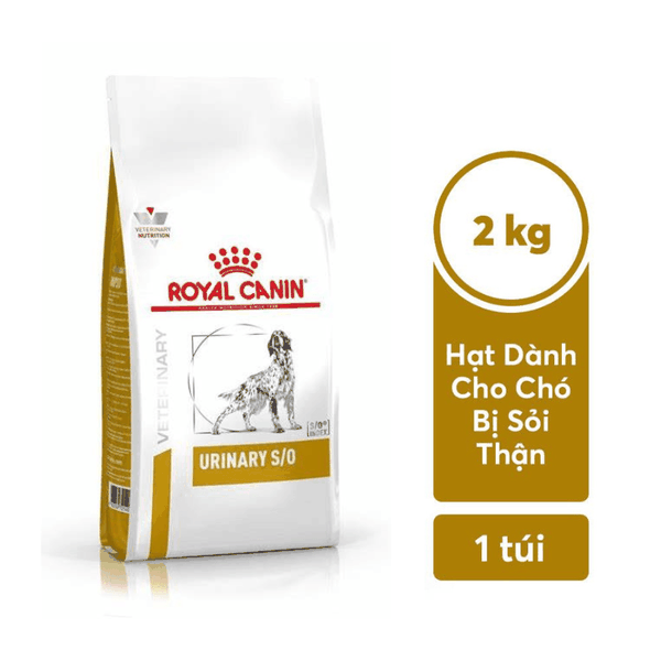 Thức Ăn Hạt Điều Trị Bệnh Cho Chó Bị Sỏi Thận Royal Canin Urinary (2kg)