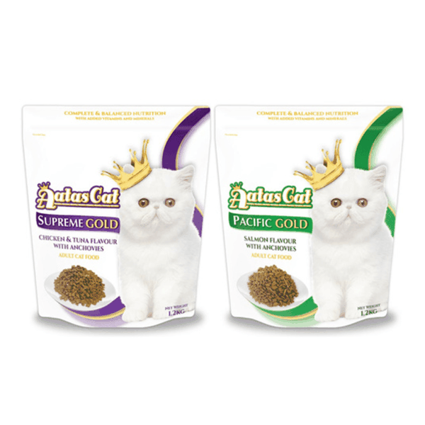 Hạt Cho Mèo Aatas Cat Pacific Gold Cá Hồi & Cá Cơm 1.(2kg)