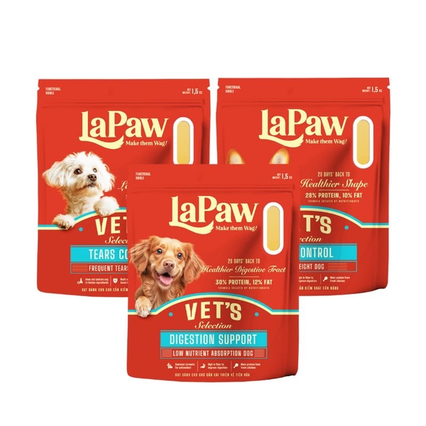 Hạt Cho Chó Lapaw Vet Dinh Dưỡng Chuyên Biệt 1.(5kg)