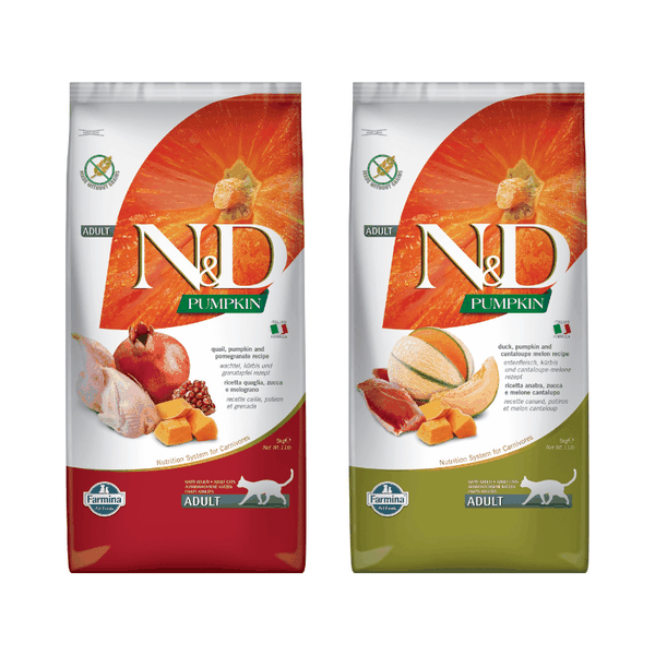 Hạt Cho Mèo Trưởng Thành N&d Dòng Pumpkin