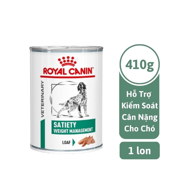 Pate Cho Chó Kiểm Soát Cân Nặng Royal Canin Satiety Weight Management Lon (410g)