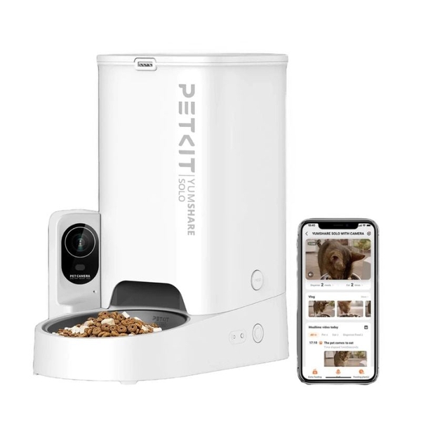 Máy Cho Ăn Tự Động Petkit Solo Yumshare Có Camera