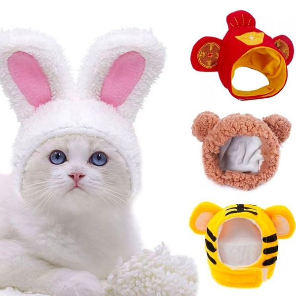 Nón Vải Dễ Thương Cho Chó Mèo