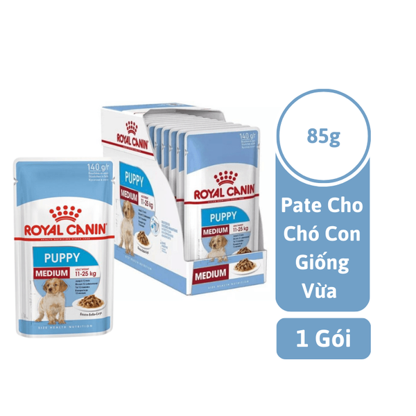 Pate Cho Chó Con Royal Canin Medium Puppy (140g)