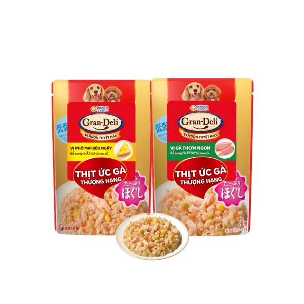 Pate Cho Chó Gran Deli Dạng Thạch (80g)