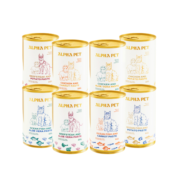 Pate Cho Chó Mèo Alpha Pet Lon (400g)
