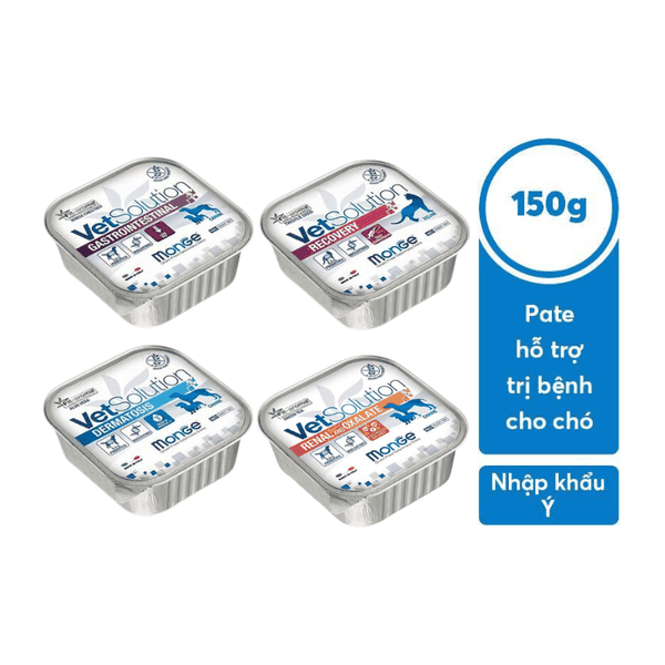 Pate Cho Chó Monge Dog Vet Solution Chăm Sóc Sức Khỏe (150g)