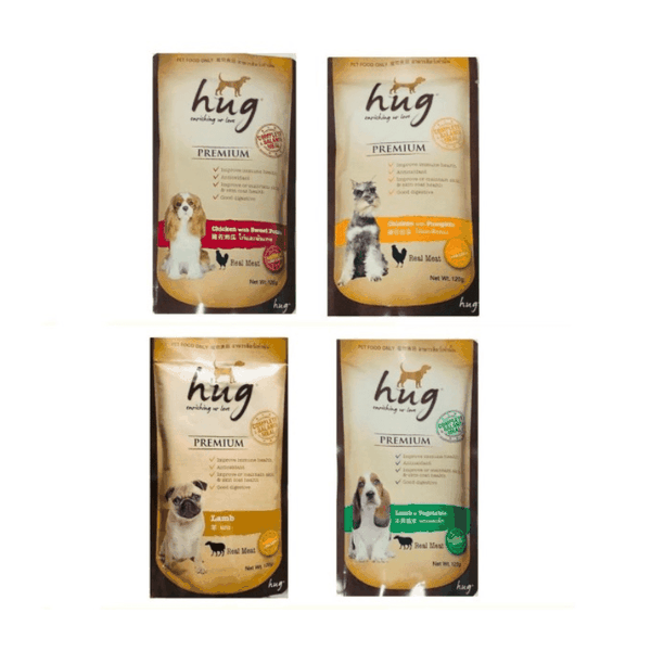 Pate Cho Chó Hug Bổ Sung Chất Xơ (120g)