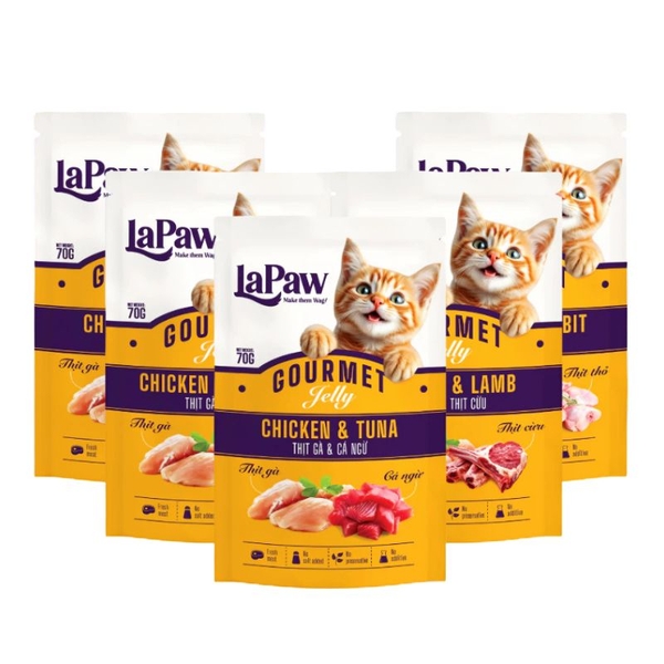 Pate Cho Mèo Lapaw Dạng Thạch (70g)