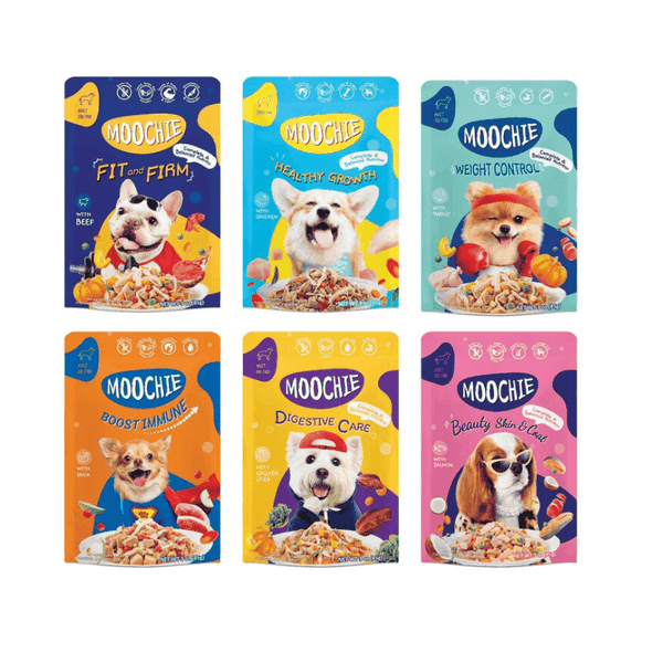 Pate Cho Chó Mọi Lứa Tuổi Moochie Gà Sốt (85g) (Thái Lan)