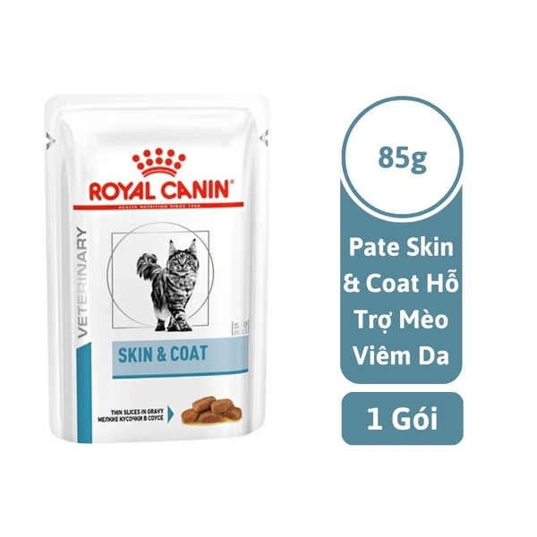 Pate Cho Mèo Viêm Da & Rụng Lông Royal Canin Skin & Coat (85g)
