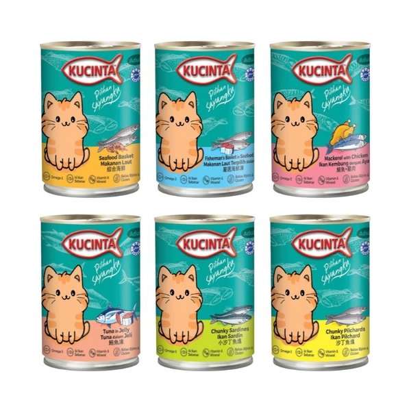 Pate Mèo Mọi Lứa Tuổi Kucinta Lon (400g)
