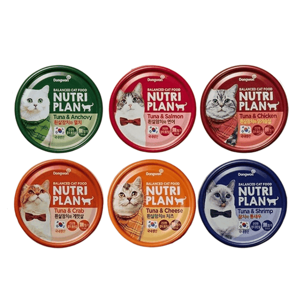 Pate Mèo Nutri Plan Cá Ngừ Mix (Lon (160g)) (combo 6 Lon)