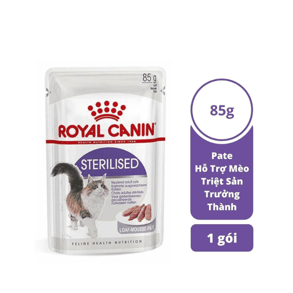 Pate Cho Mèo Triệt Sản Trưởng Thành Royal Canin Sterilised Adult (85g)