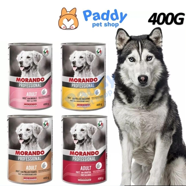 Pate Morando Cho Chó Trưởng Thành (Lon (400g)