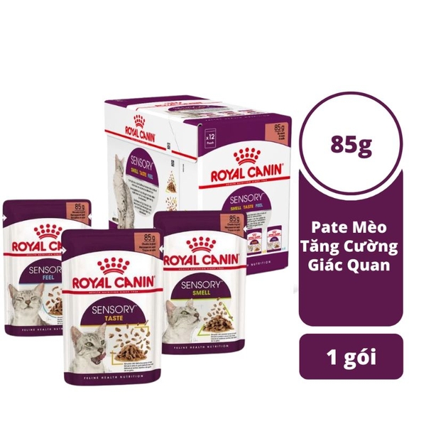 Pate Cho Mèo Kích Thích Giác Quan Royal Canin Sensory (85g)