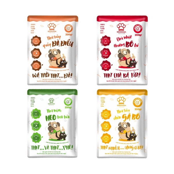 Pate Tươi Cho Chó Mèo Googaga (160g)