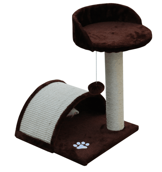 Nhà Cây Mèo Cat Tree Trụ Cao Vòm 2 Tầng