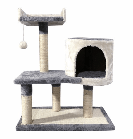 Trụ Cào Cat Tree Cho Mèo - 2 Chân 1 Ổ Nằm