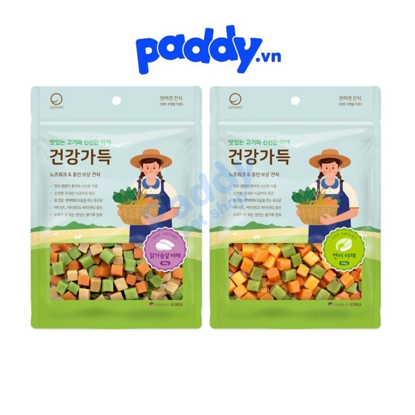 Bánh Thưởng Cho Chó Thịt Viên Mix Rau Củ Giàu Chất Xơ Gooday (300g)