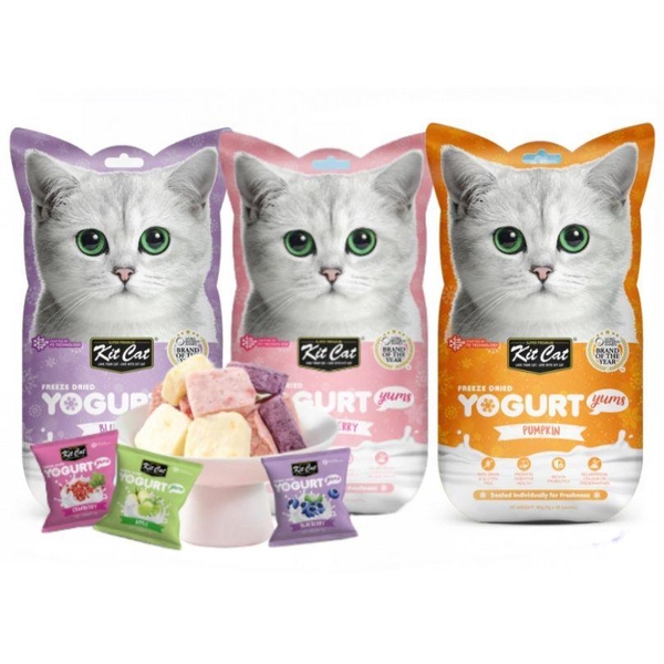 Snack Mèo Kit Cat Yogurt Yums 8 Vị Thơm Ngon (80g) (Túi (10 Viên)