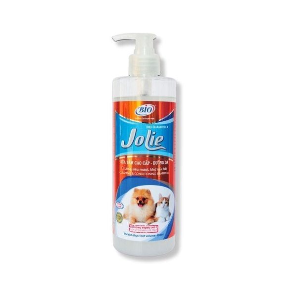 Sữa Tắm Bio-Shampoo 4 Jolie Dưỡng Lôngda Cho Chó Mèo (450ml)