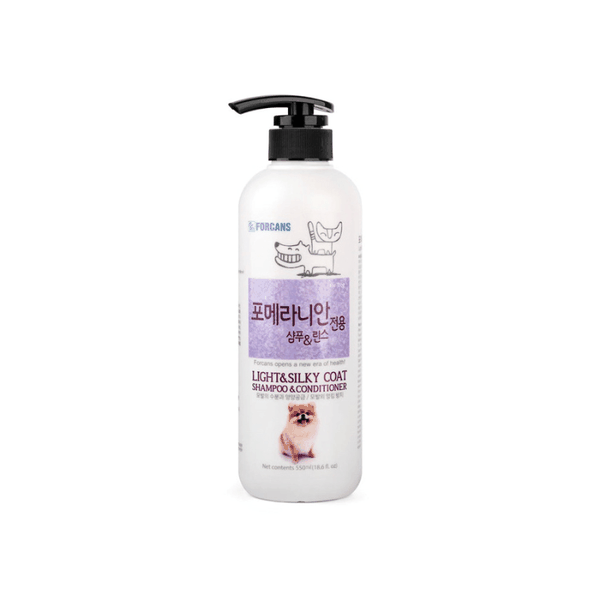 Sữa Tắm Chó Con Da Nhạy Cảm Forcans Light & Silky Coat (550ml)