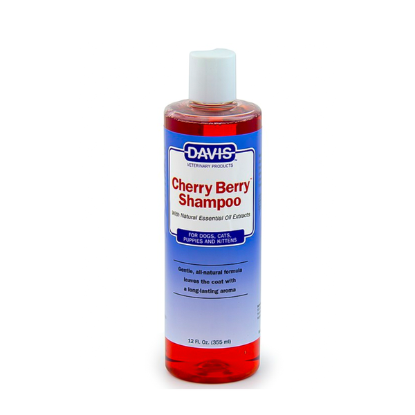 Sữa Tắm Davis Cherry Berry Cho Chó Mèo Tắm Cực Sạch, Mượt Lông