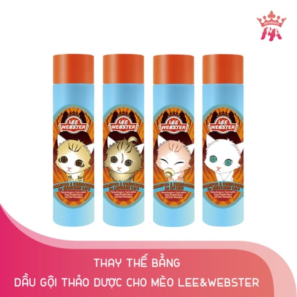 Sữa Tắm Cho Mèo Gội & Xả Lee & Webster (280g)