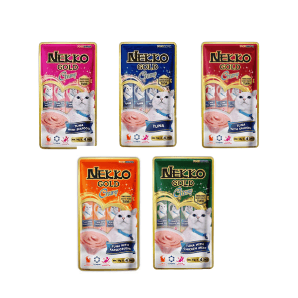 Súp Thưởng Mèo Nekko Gold Creamy (14g)
