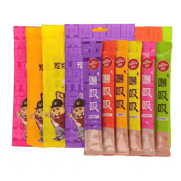 Súp Thưởng Cho Mèo Wanpy Happy 100 (Túi 5 tuýp*(14g)