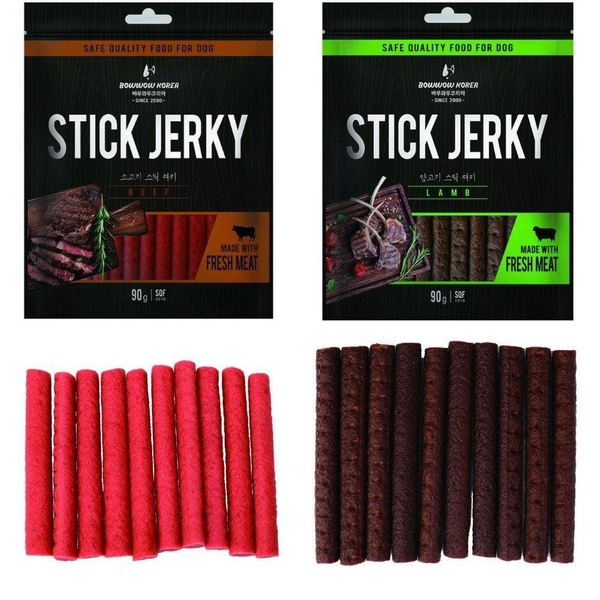 Bánh Thưởng Cho Chó Thịt Que Bowwow Stick Jerky