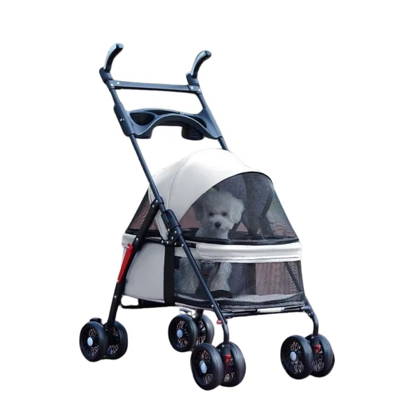 Xe Đẩy Chó Mèo Diamond Gấp Gọn Tiện Lợi (<(12kg)