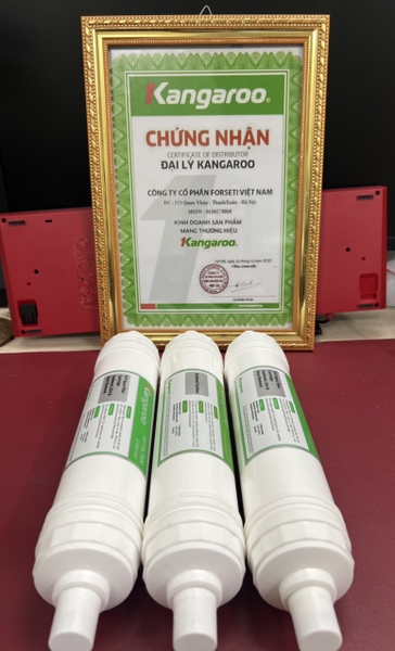 Bộ lõi lọc nước 123 Kangaroo đúc liền (Lõi HK) dùng cho model KG10A4VTU; KG100HK; KG100ES; KG100EO; KG10A4
