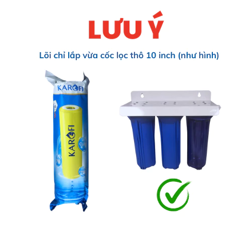 Lõi lọc nước Karofi - Lõi lọc số 2 cation Karofi giúp làm mềm nước, ngăn chặn được sự hình thành cặn trắng